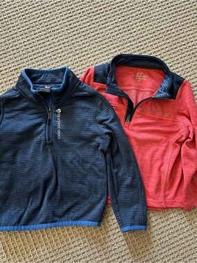Vineyard Vines Kids 1/4 Zip Pullover performance zips: 3T